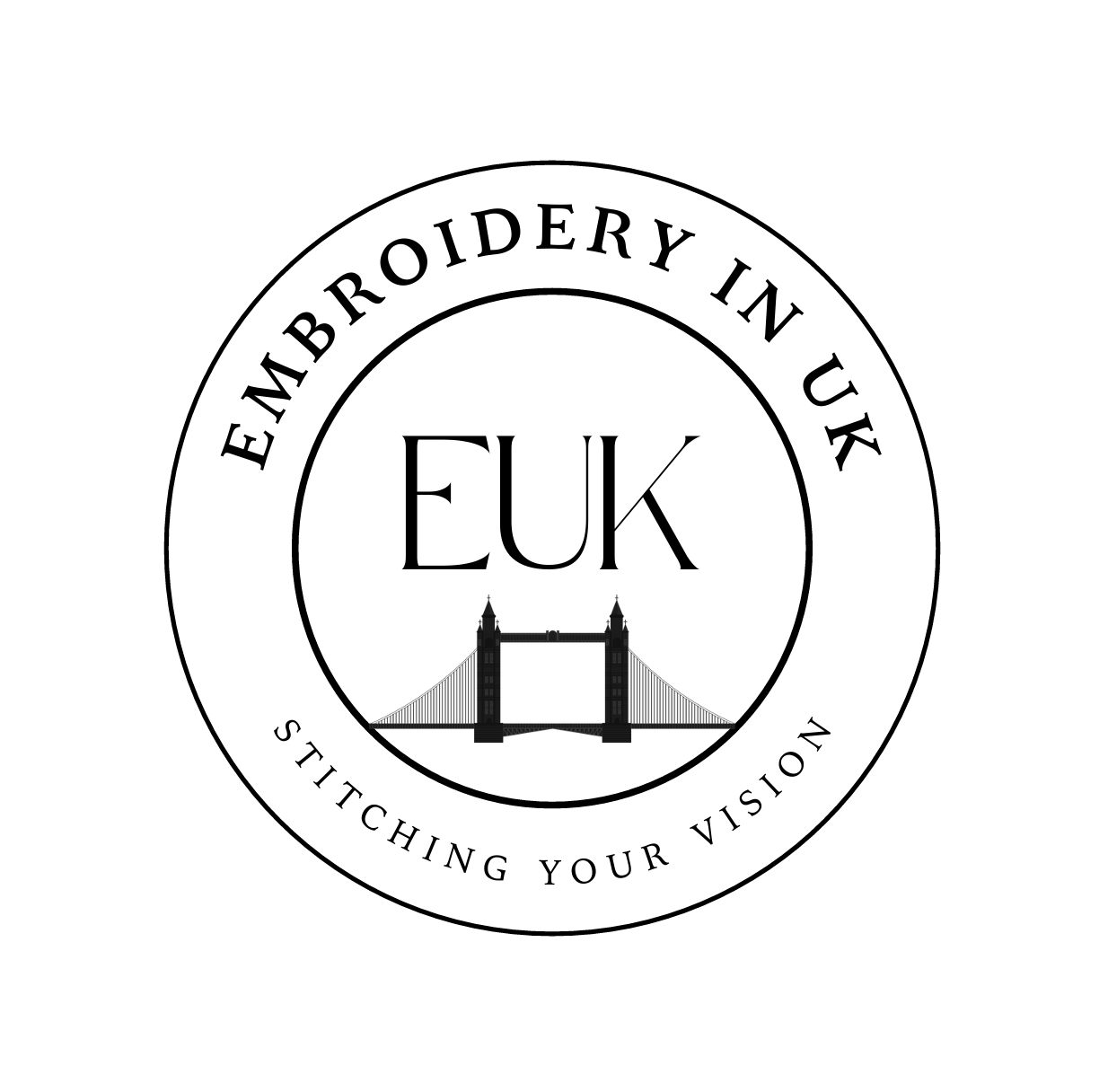 Embroidery in UK logo