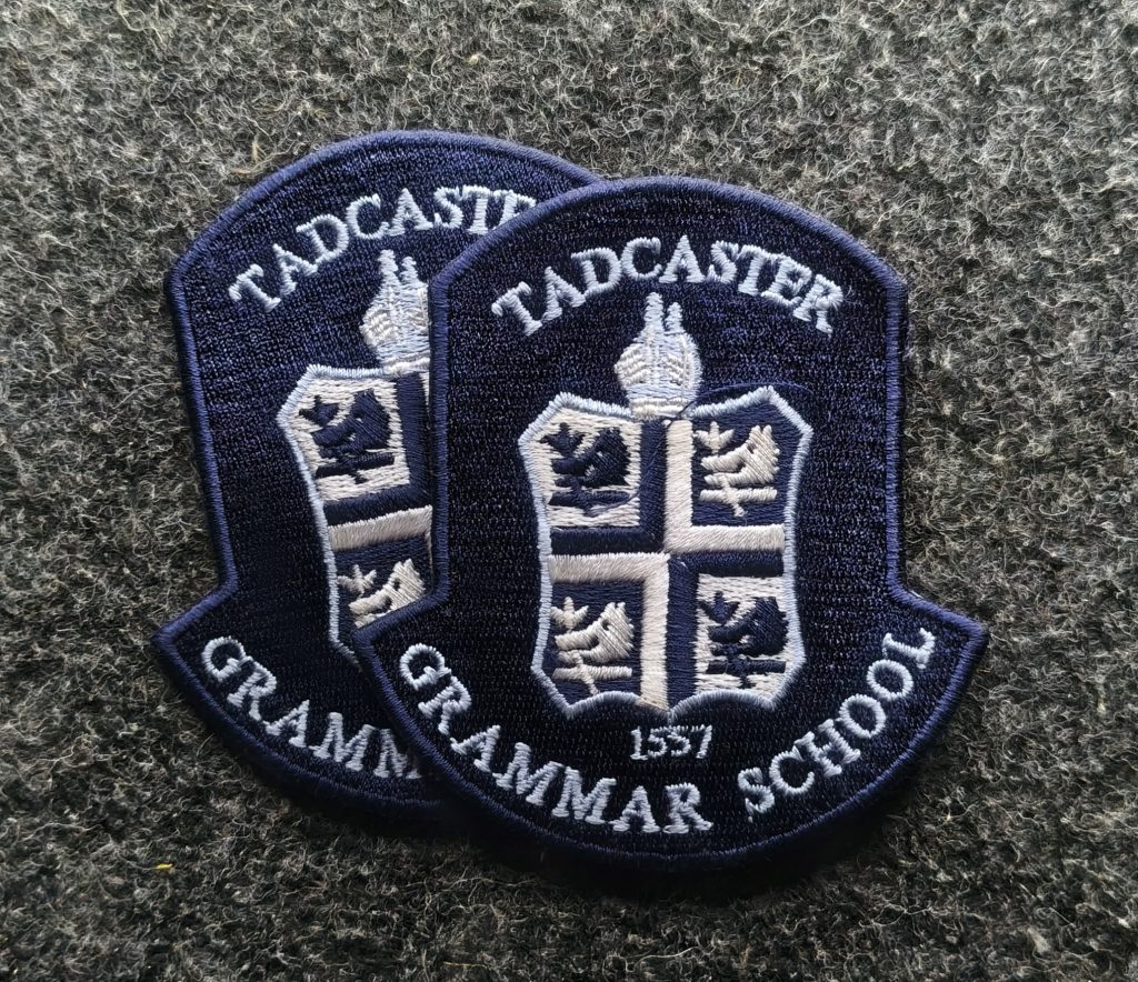 School blazer badge embroidery service with free digitizing – Embroidery in UK